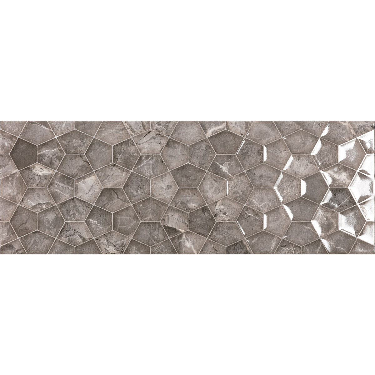 Πλακάκι ARIANA Graphite Rlv KARAG 25x70cm (m2)