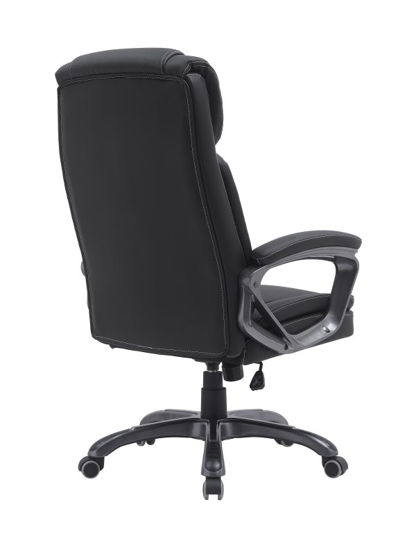 Πολυθρόνα γραφείου διευθυντή "DALIA" Premium Quality pu μαύρο 68x75x109/117
