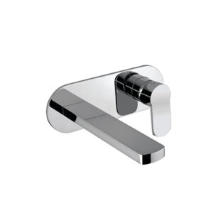 Orabella Glam - Shower set εντοιχισμού με Μπαταρία λουτρού, εντοιχισμού 2 σημείων, κεφαλή Φ250 με βραχίονα και τηλέφωνο ντουζ με σπιράλ και επιτοίχειο στήριγμα