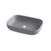 Olympia Metamorfosis 42600 Gray matt - Νιπτήρας Επικαθήμενος χωρίς βαλβίδα
